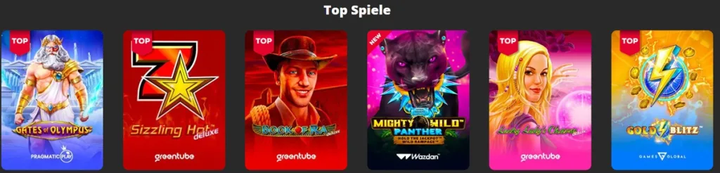 Pasino Top Spiele